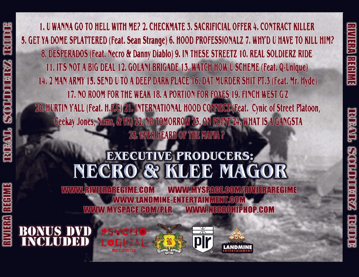 Riviera Regime - REAL SOLDIERZ RIDE - CD/DVD Album