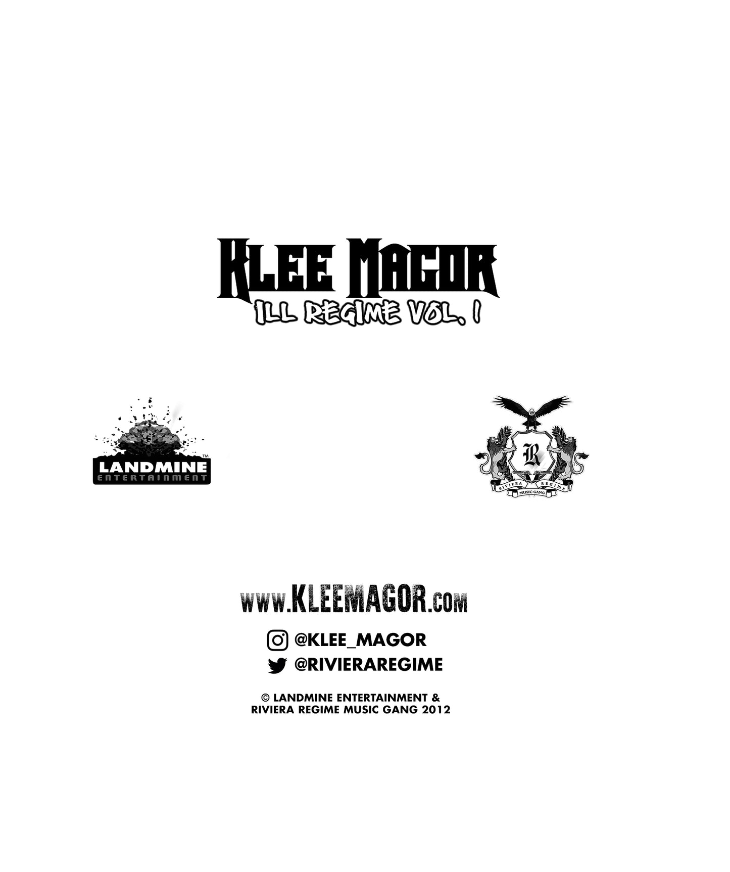 Klee MaGoR - ILL REGIME VOL. 1 - CD Album