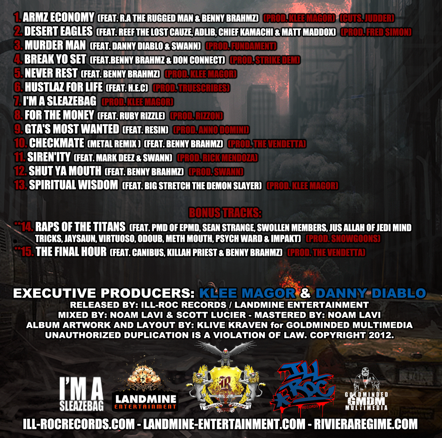 Klee MaGoR - ILL REGIME VOL. 1 - CD Album