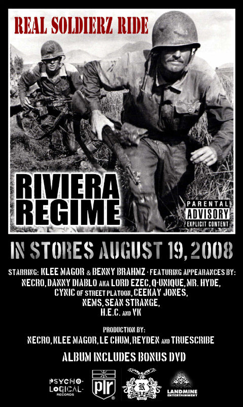 Riviera Regime - REAL SOLDIERZ RIDE - CD/DVD Album