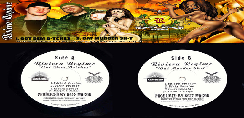 Riviera Regime - GOT DEM B*TCHES/DAT MURDER SH*T 12" VINYL RECORD